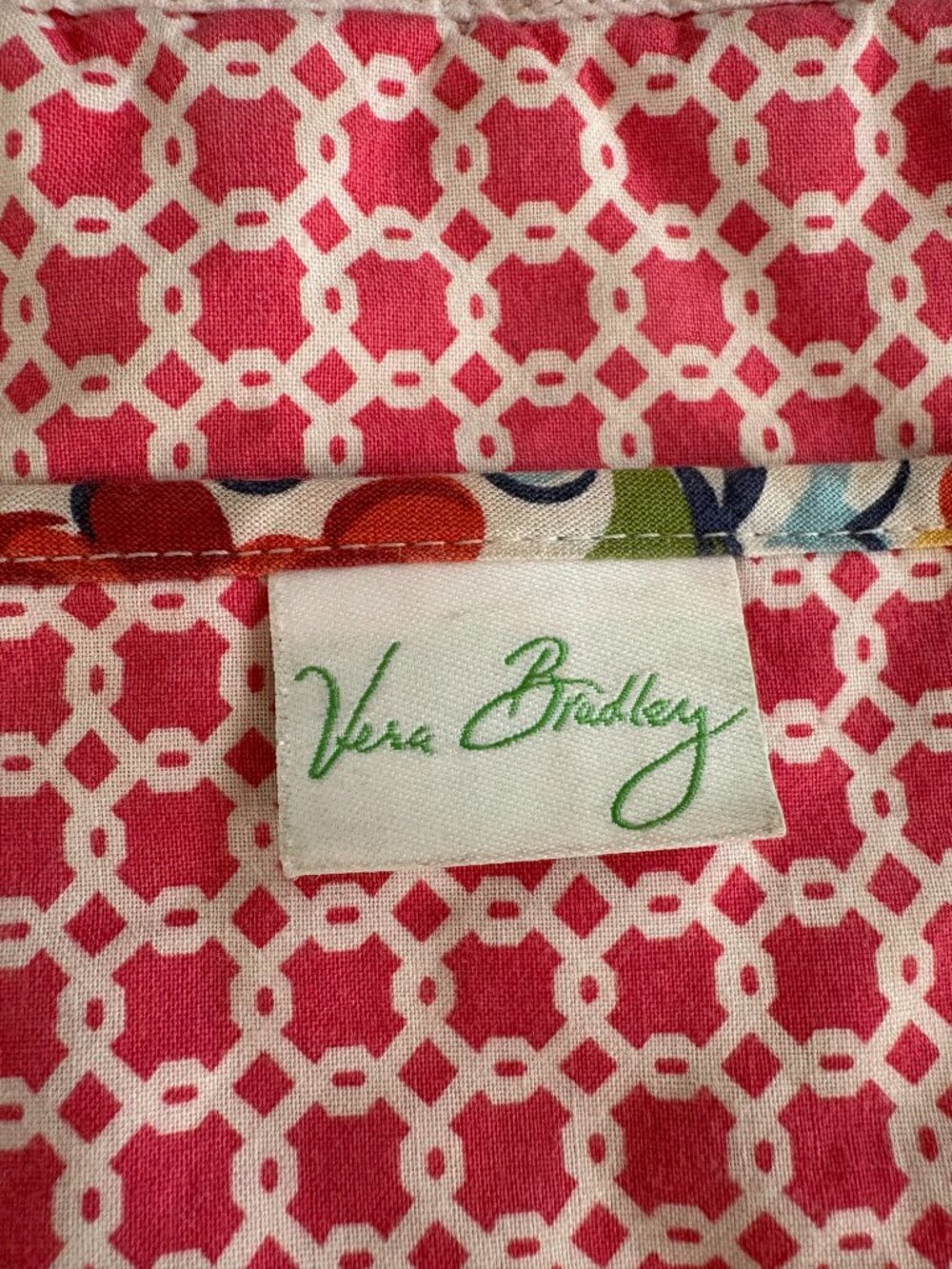 Vera Bradley Cotton Original Tote - Picture 6 of 9